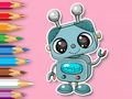 Mäng Värvimisraamat: naeratuse robot  Internetis