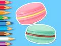 Mäng Värvimisraamat: Macaron  Internetis