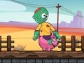 Mäng Math Zombie Rodeo korrutamine  Internetis