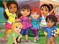 Mäng Pusle: Dora Into City  Internetis