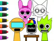 Mäng Värvimisraamat: Sprunki Incredibox  Internetis
