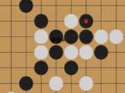 Mäng Gomoku: viis kivi järjest  Internetis