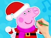 MĂ€ng VĂ€rvimisraamat: Peppa Pig Snowman Internetis MĂ€ng VĂ€rvimisraamat: Peppa Pig Snowman Internetis