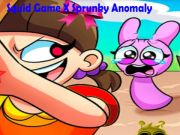 Mäng Squid Game X Sprunki anomaalia  Internetis