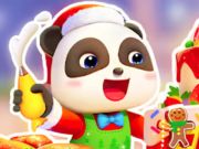 Mäng Jigsaw mõistatus: beebi Panda jõulukokk  Internetis