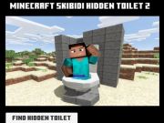Mäng Minicraft Skibidi peidetud tualett 2  Internetis