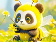 Mäng Jigsaw mõistatus: Panda mesilane  Internetis