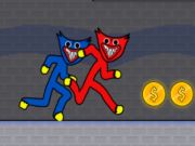 Mäng Stickman Huggy peo duo  Internetis