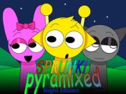 Mäng Sprunki Pyramixed: Night Edition Internetis