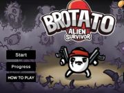 Mäng Brotato Alien Survivor  Internetis