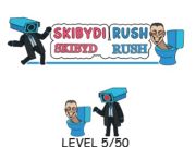 Mäng Skibydi Rush  Internetis