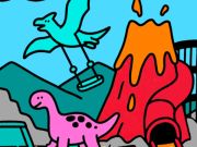Mäng Värv Code Dino Park  Internetis