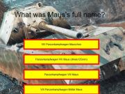 Mäng Tanki viktoriin: Maus  Internetis