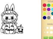 Mäng Halloween Labubu värvimis- ja joonistusmäng Internetis