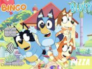 Mäng Jigsaw mõistatus: Bluey krediitkaart Internetis