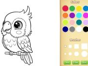 Mäng Kawaii loomade värvimisraamat Internetis