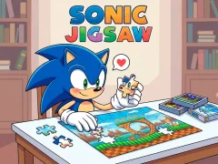 Mäng Sonic Jigsaw Internetis