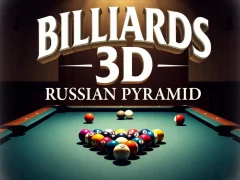 Mäng Billiards 3D Russian Pyramid Internetis