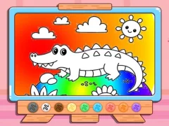 Mäng Coloring Book: Crocodile Internetis