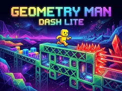 Mäng Geometry Man Dash Lite Internetis