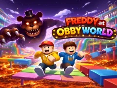 Mäng Freddy at Obby World Internetis