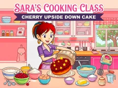 Mäng Sara’s Cooking Class: Cherry Upside Down Cake Internetis