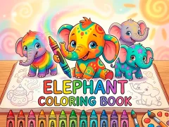 Mäng Elephant Coloring Book Internetis
