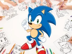 Mäng Sonic Coloring Internetis