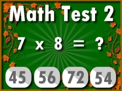 Mäng Math Test 2 Internetis