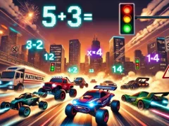 Mäng Mathematics Racing Internetis