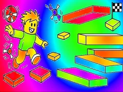 Mäng Coloring Book: Roblox Obby Runner Internetis