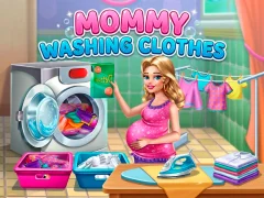 Mäng Mommy washing clothes Internetis