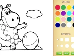 Mäng Baby Farm Animals Coloring Book for Kids Internetis