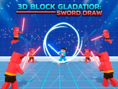 Mäng 3D Block Gladiator: Sword Draw Internetis