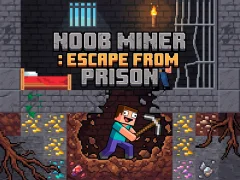 Mäng Noob Miner: Escape From Prison Internetis