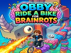 Mäng Obby Ride a Bike For Brainrots Internetis