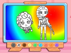 Mäng Coloring Book: Kpop Rumi Internetis