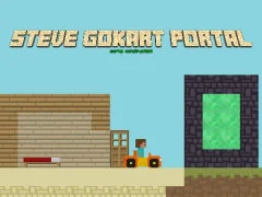 Mäng Steve GoKart Portal Internetis