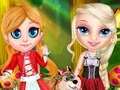 Mäng Little Elsa In Red Hood Internetis