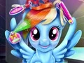 Mäng Rainbow pony real haircuts Internetis