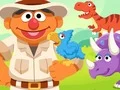 Mäng 123 Sesame Street: Ernie's Dinosaur Day Care Internetis