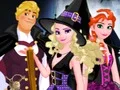 Mäng Frozen Team Halloween Internetis
