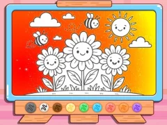 Mäng Coloring Book: Happy Flower Internetis