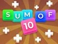 Mäng Sum Of 10: Merge Number Tiles Internetis
