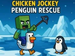 Mäng Chicken Jockey: Penguin Rescue Internetis