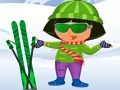 Mäng Dora Ski Dress up Internetis