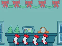 Mäng Christmas Stockings Memory Internetis