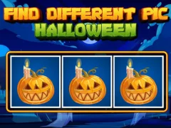 Mäng Find Different Pic Halloween Internetis