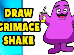 Mäng Grimace Shake: Draw and Erase Internetis