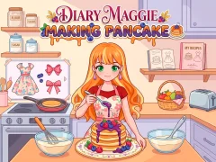 Mäng Diary Maggie Making Pancake Internetis